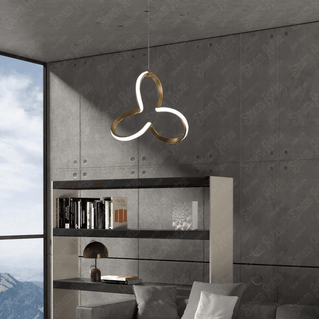 Clover Eskitme Modern Ultra Beyaz Ledli Sarkıt Led Avize
