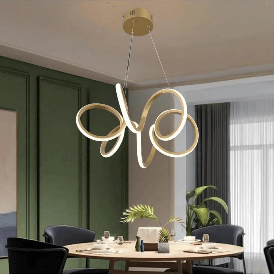 Eskitme Modern Sarkıt Led Avize Salon Mutfak Oda Hol Ledli Avize Beyaz Işık