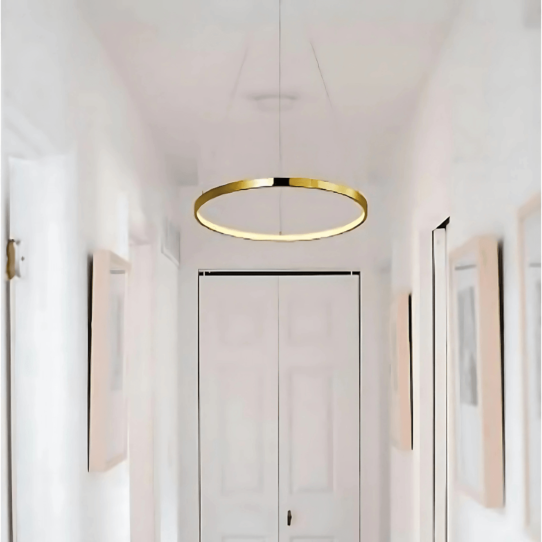 Ringa Eskitme Beyaz Işık Modern Tasarım Led Avize