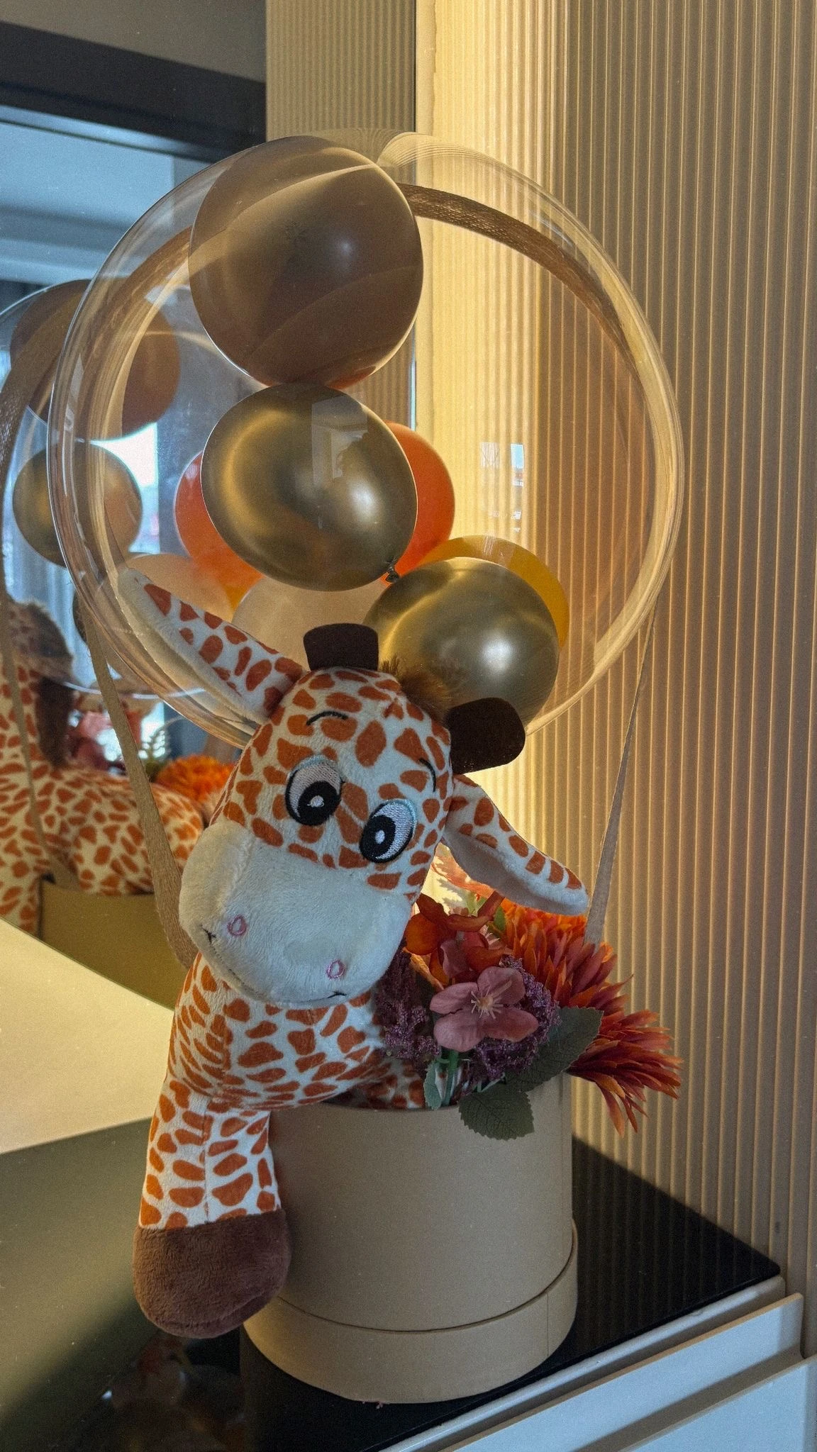 Zürafa Konseptli Balon Kutusu