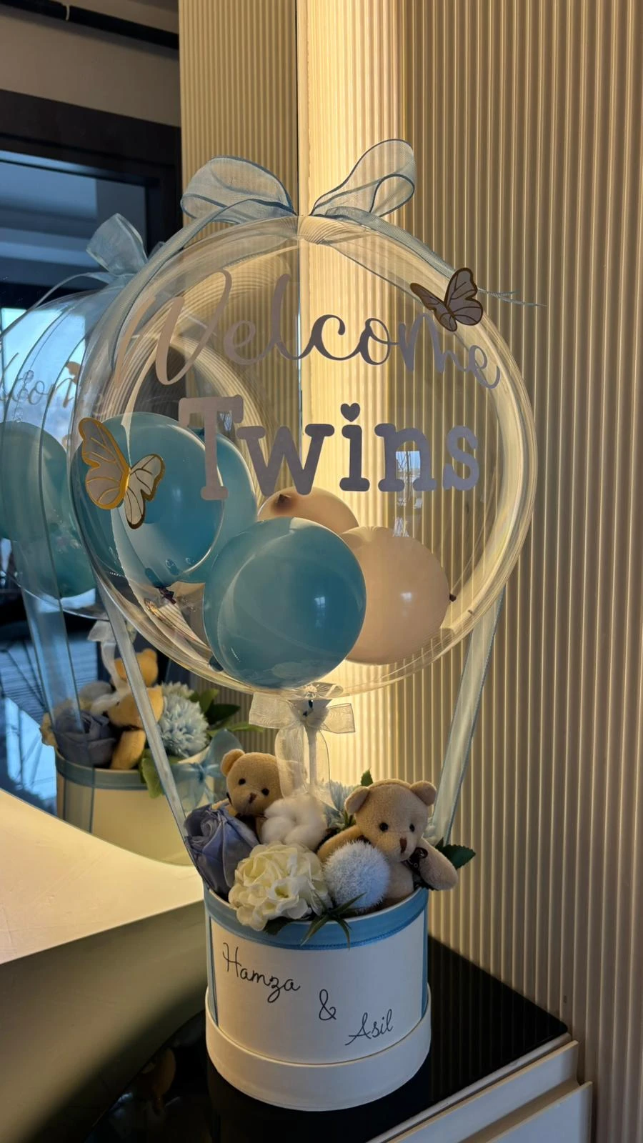 İkiz Bebek Balon Kutusu