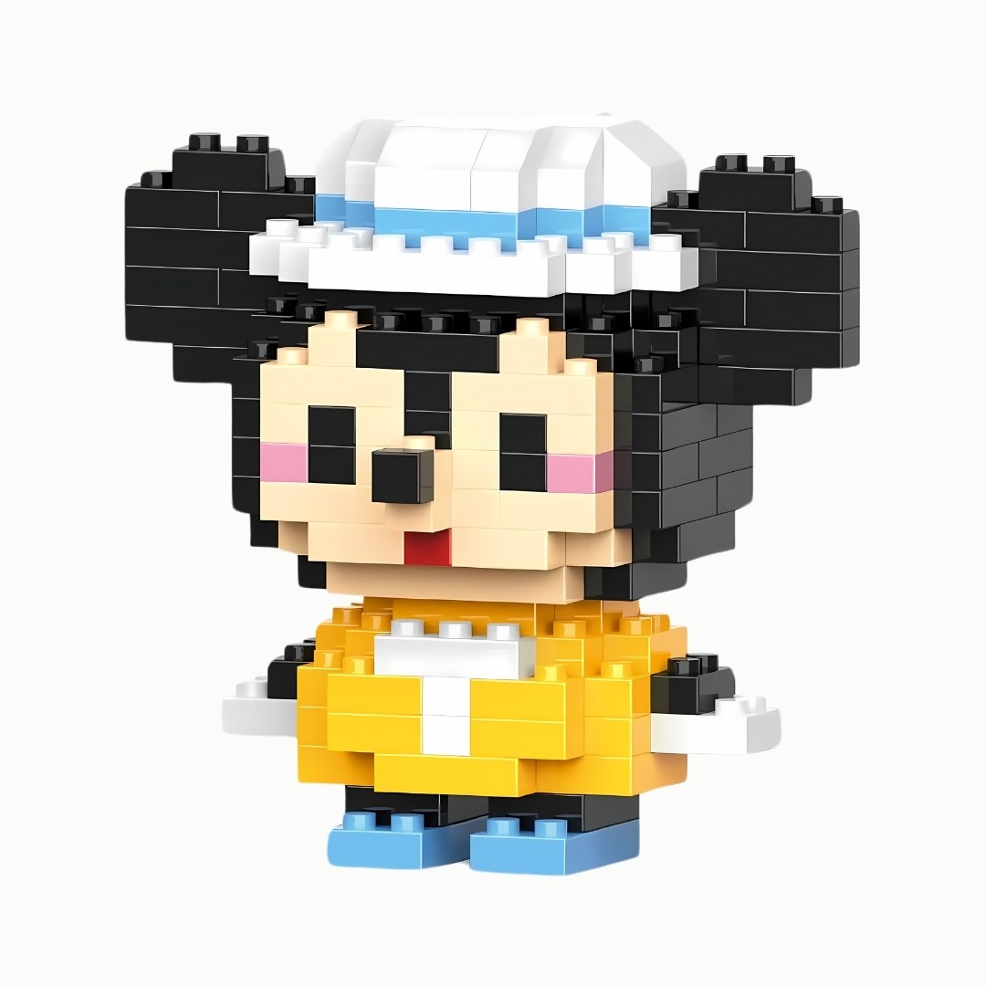 Kitty Brick Mickey Mouse Mini Brick