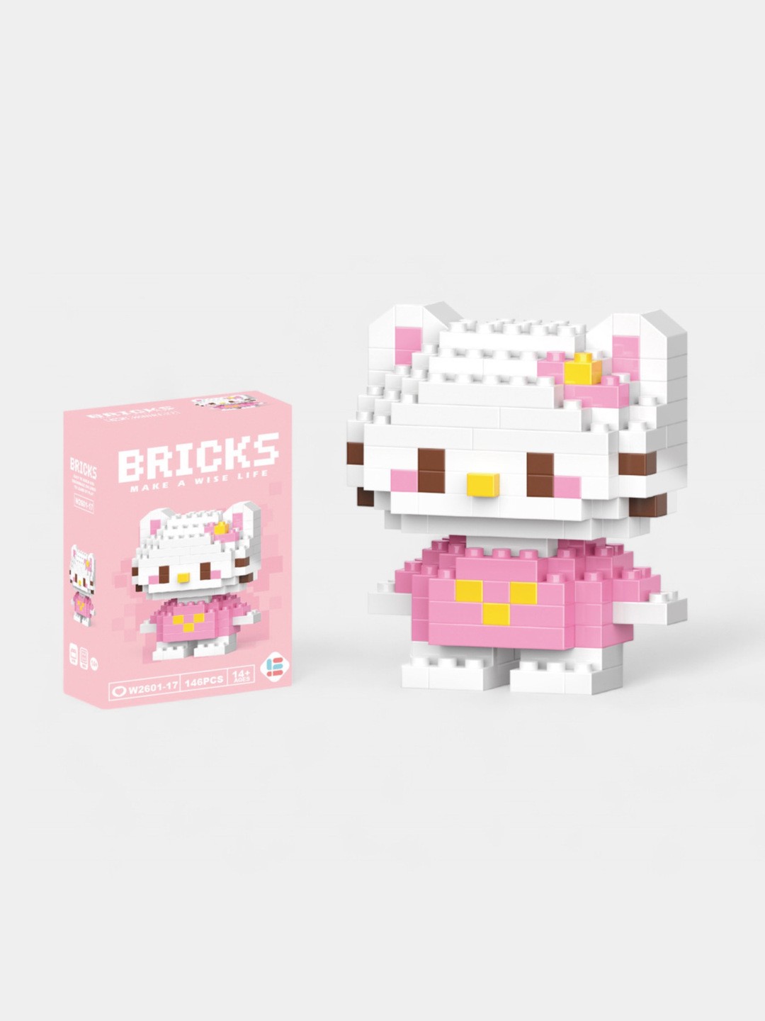 Kitty Brick Hello Kitty Mini Brick Pembe