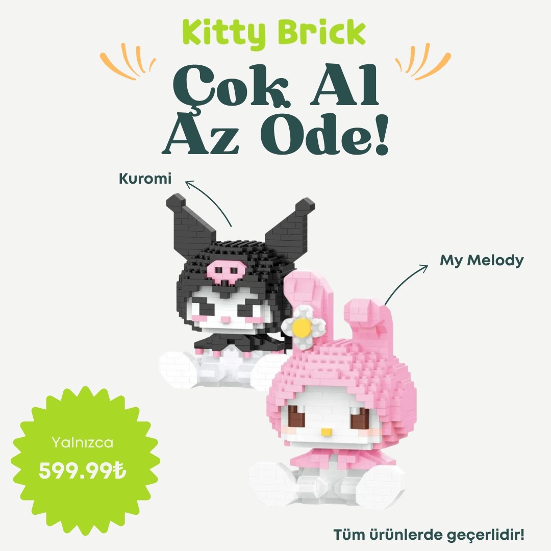 En İyi Arkadaşlar Serisi Kuromi ve My Melody Sanrio