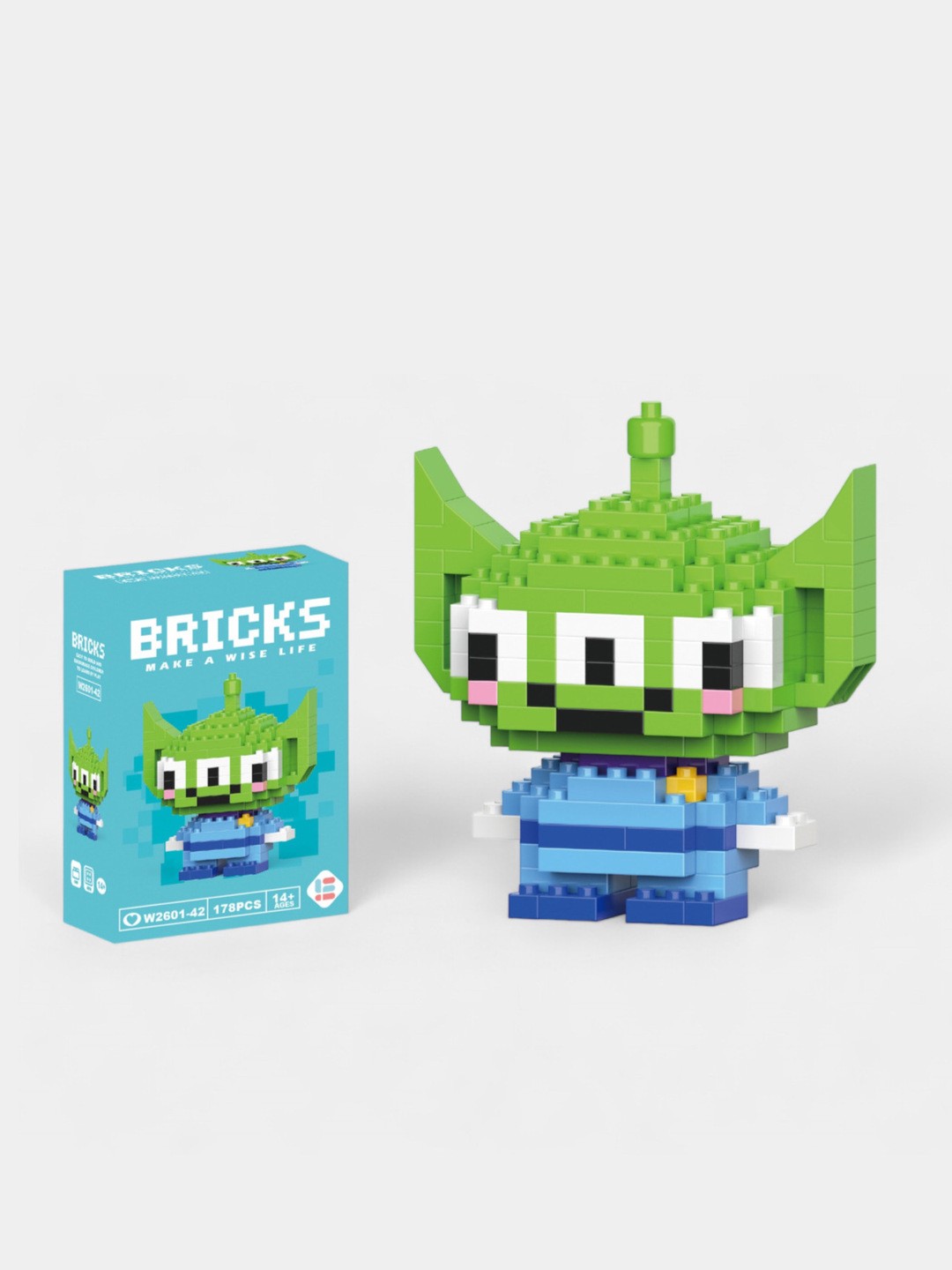 Kitty Brick Alien Mini Brick