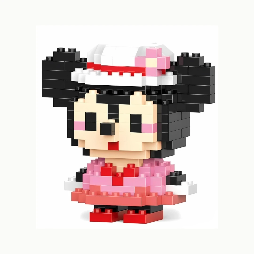 Kitty Brick Minnie Mouse Mini Brick