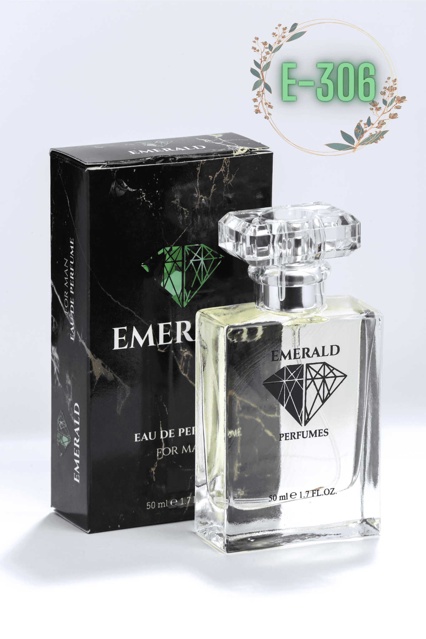 Mr.Emerald 306 Fresh 50 Ml Edp Erkek Parfümü Eau De Perfume 