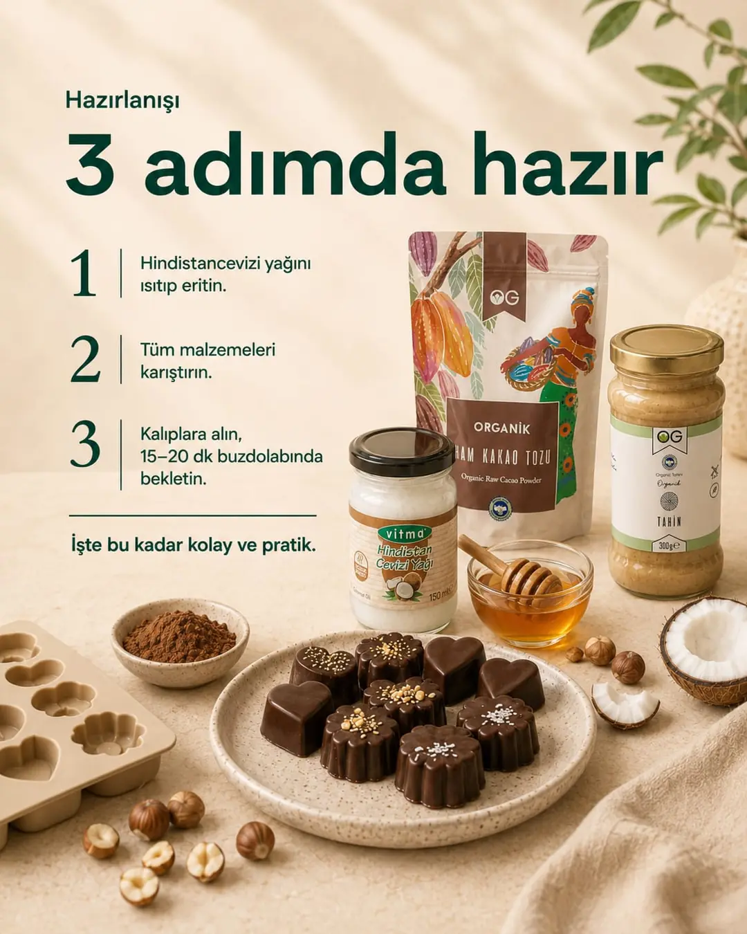 Doğal Çikolata Nasıl Yapılır ?
