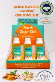 BEYORGANİK Organik Ginger Shot 7´li 30 ml
