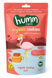 HUMM Organik Çilekli Kurabiye 55 gr