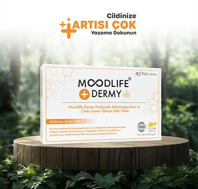 Moodlife Dermy Probiyotik içeren 30 kapsül
