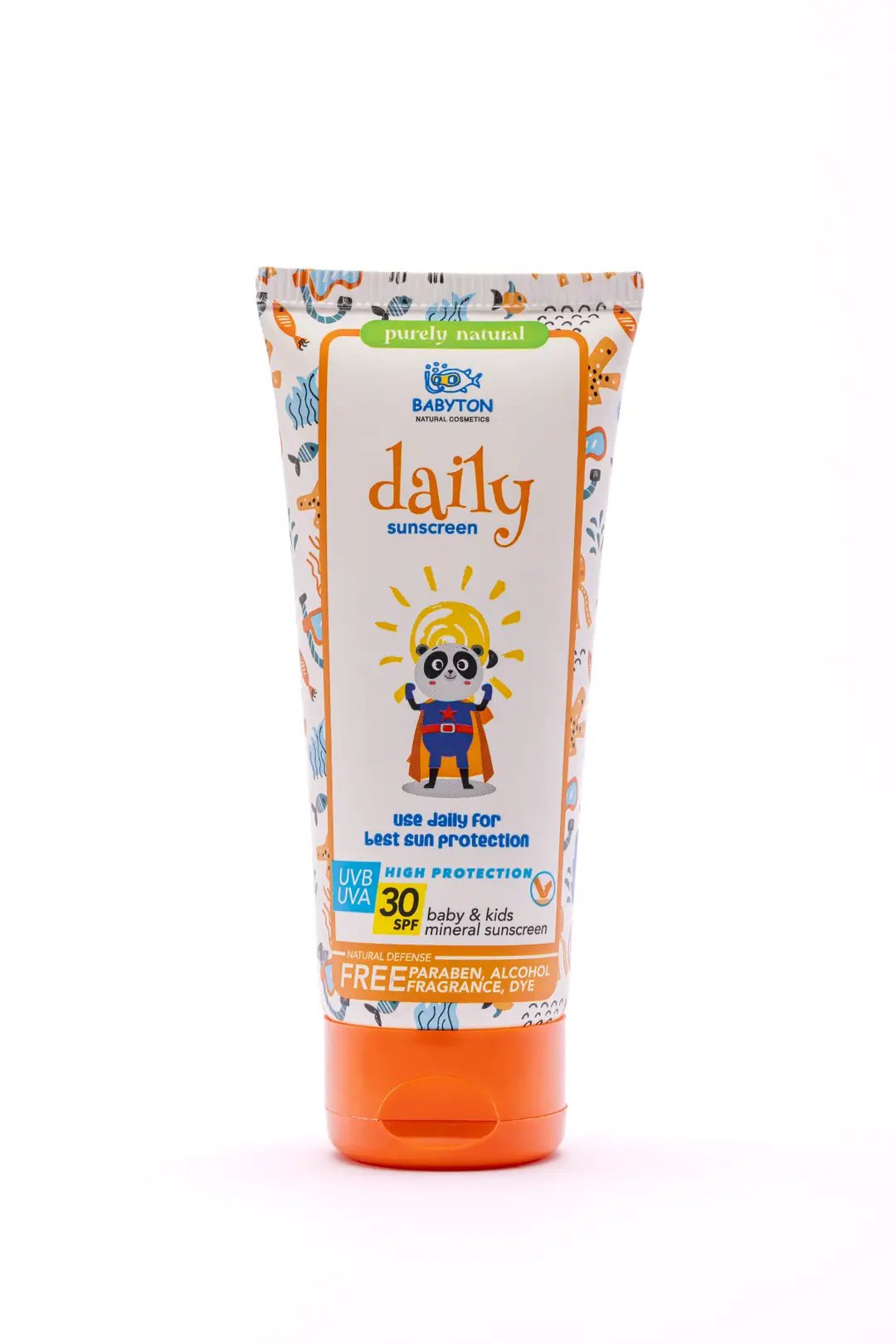 Babyton Daıly Doğal Güneş Koruyucu Krem 100 ML
