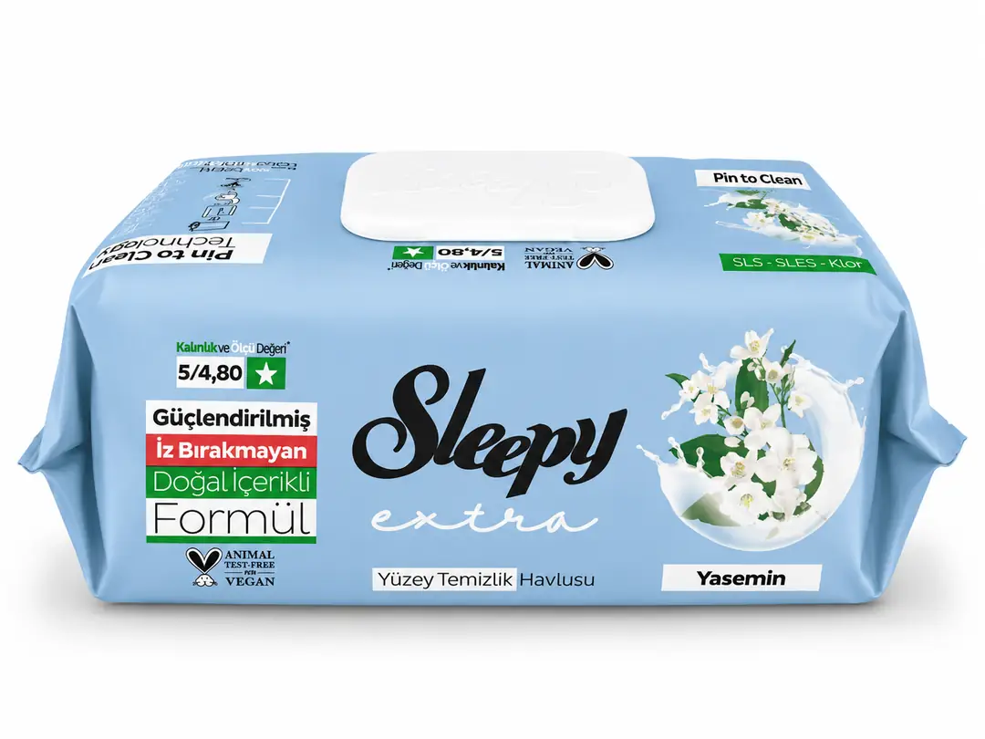 Sleepy Yüzey Temizlik Havlusu Yasemin 100 Lü