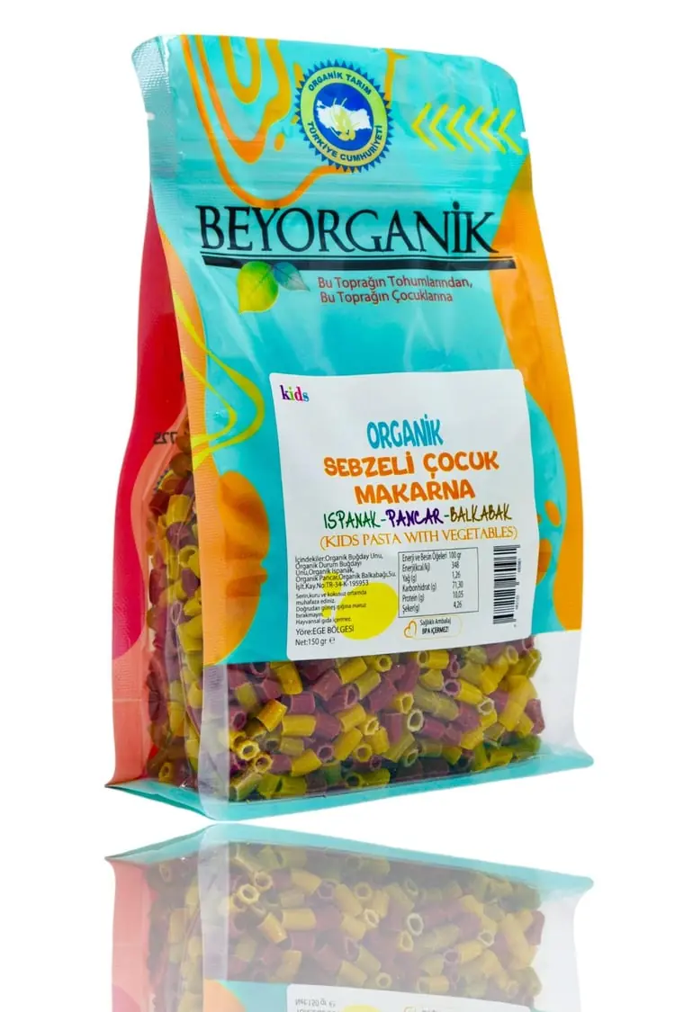 BEYORGANİK Organik Sebzeli Çocuk Makarna 150 gr
