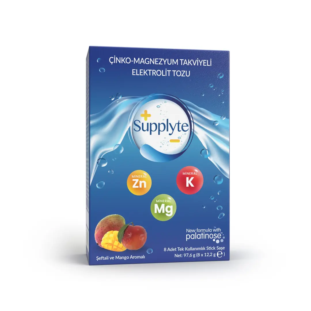 Supplyte Şeftali Mango Elektrolit Toz 12,2grX8Saşe