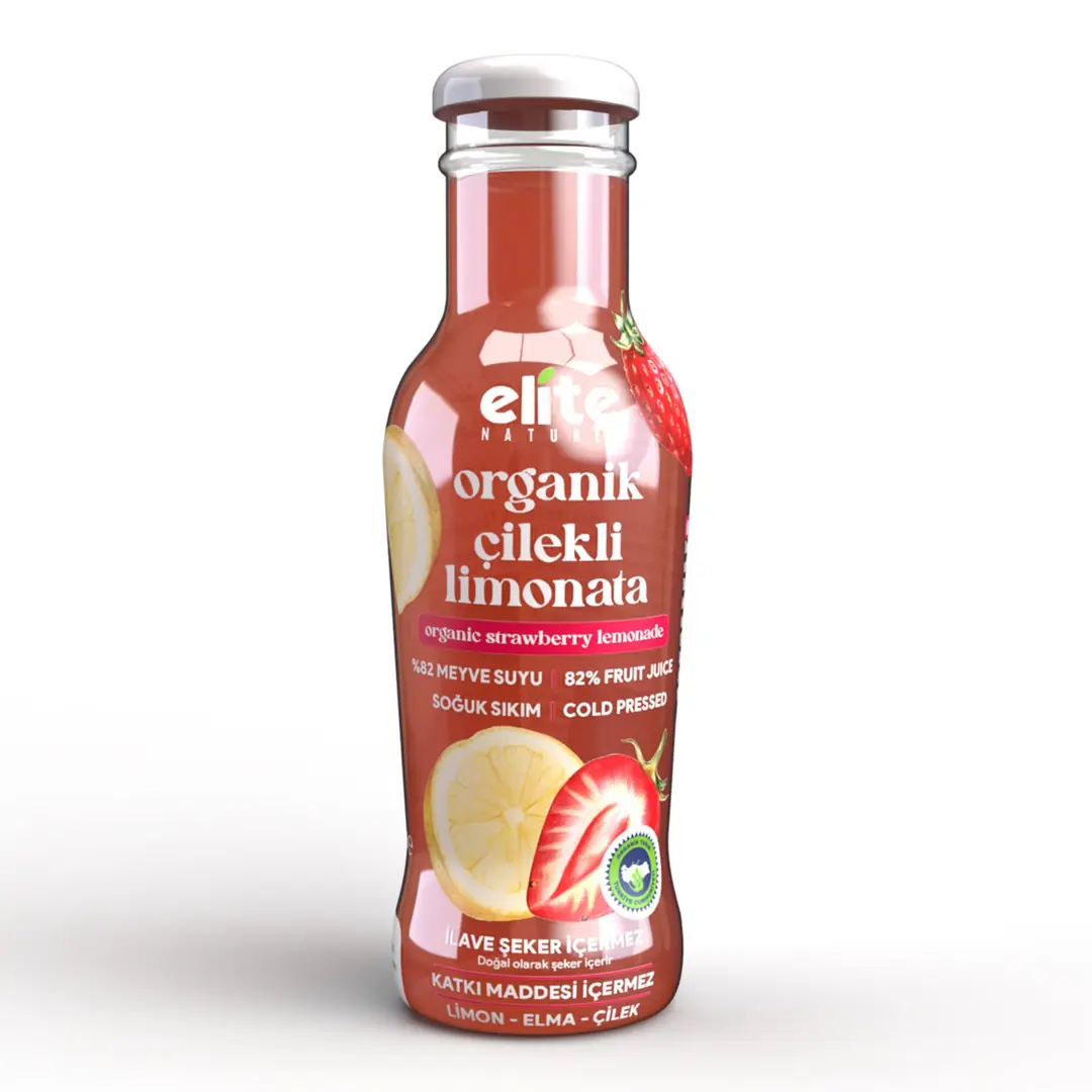 Elite Naturel Organik Çilekli Limonata 250 ML