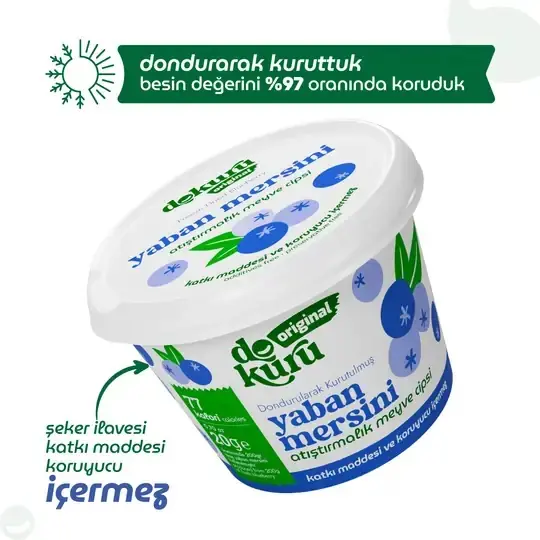 Dokuru YABAN MERSİNİ Atıştırmalık Meyve Cipsi 20Gr
