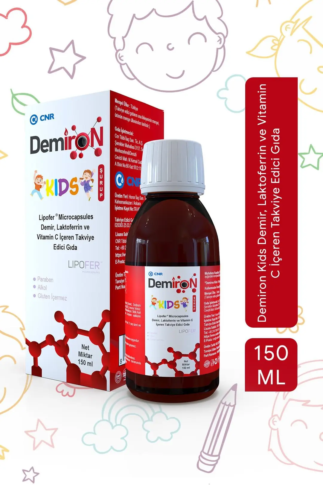 Demiron Kıds 150 ML Şurup