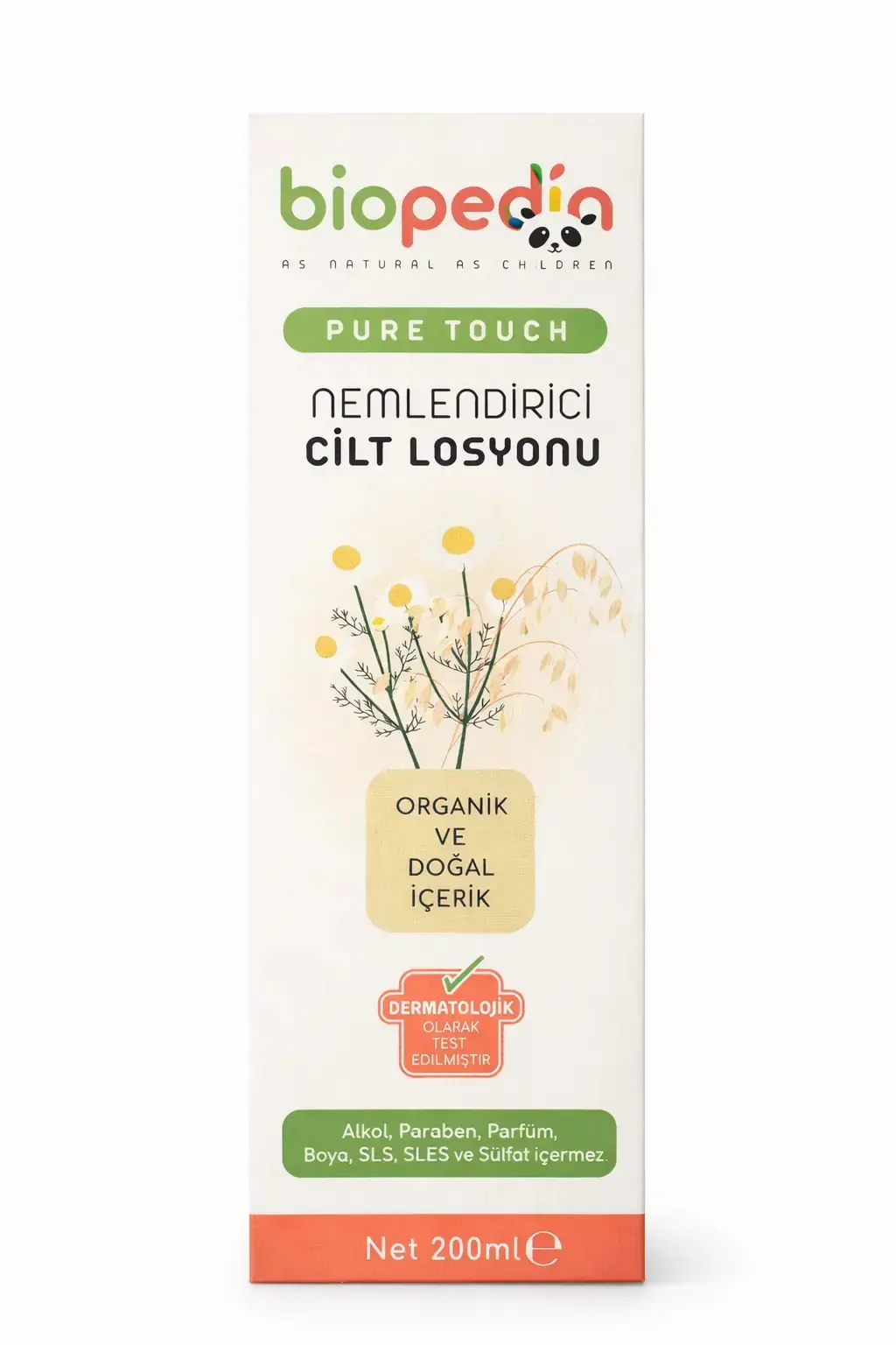 Biopedia Doğal Nemlendirici Cilt Losyonu 200 ML