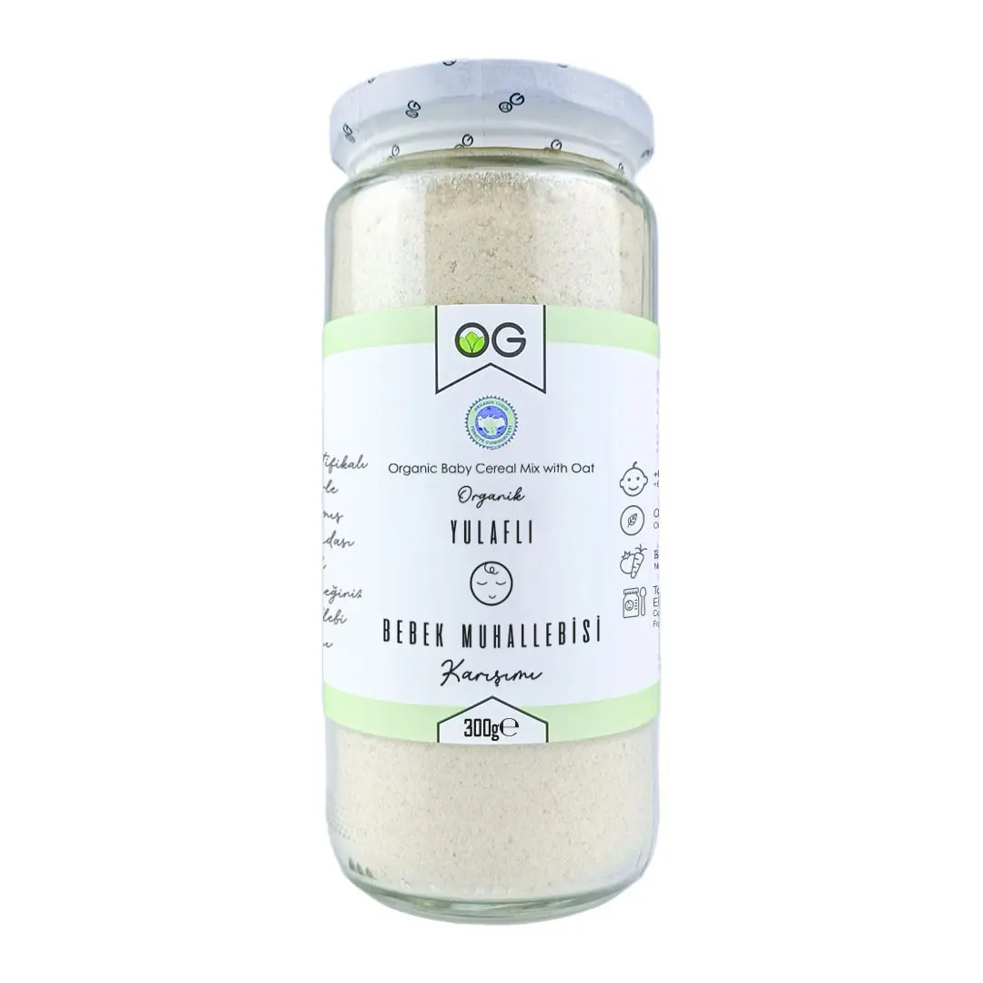 Organik Yulaflı Bebek Muhallebisi Karşımı 300 Gr