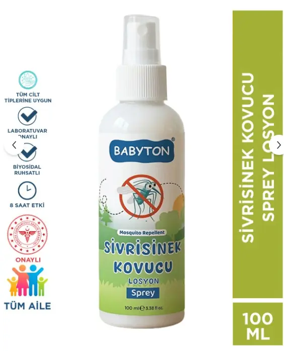 Sivrisinek Kovucu Sprey Losyon 100 ML