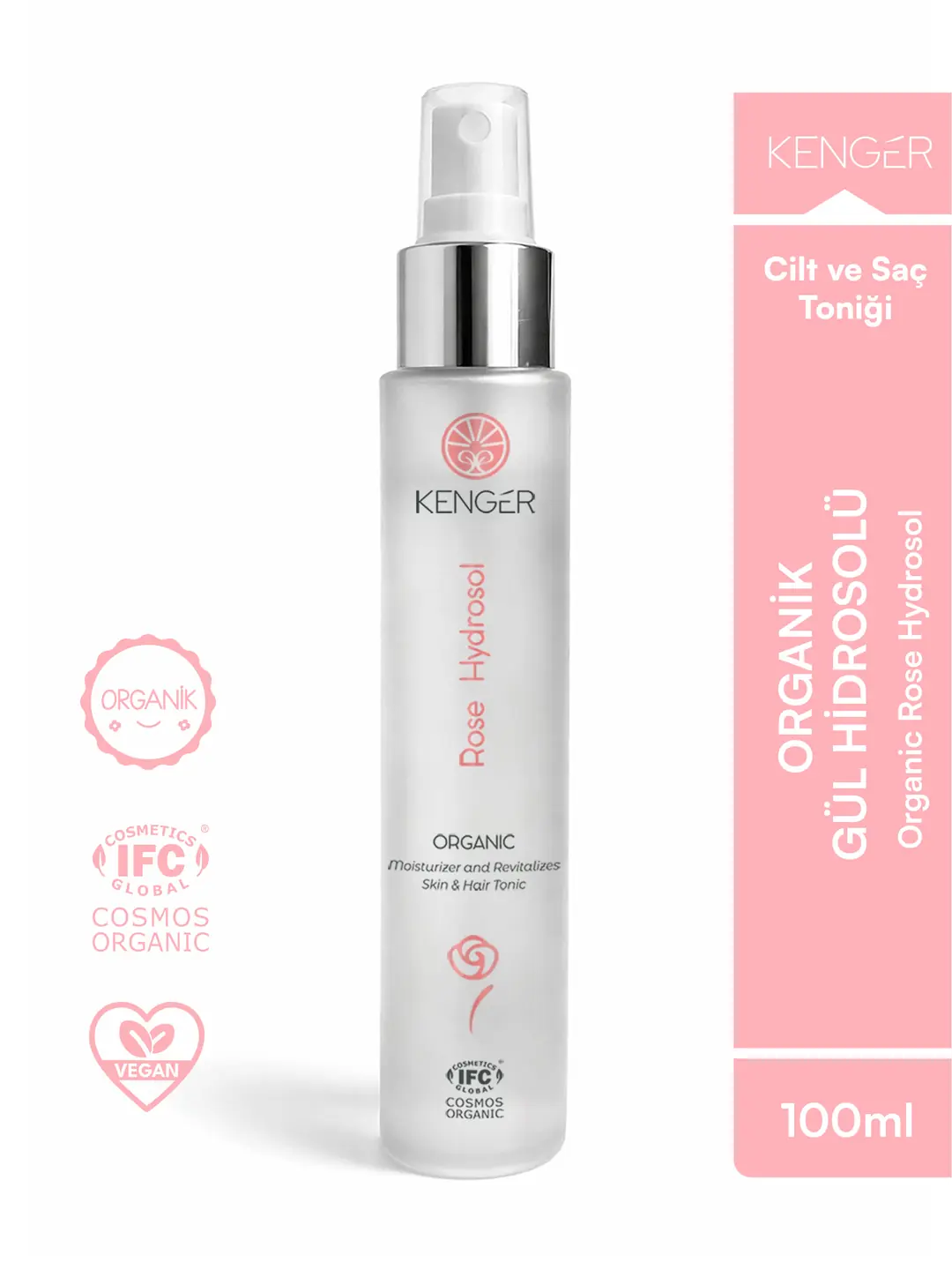 Kenger Organik Gül Suyu (hidrosolü) 100 ML