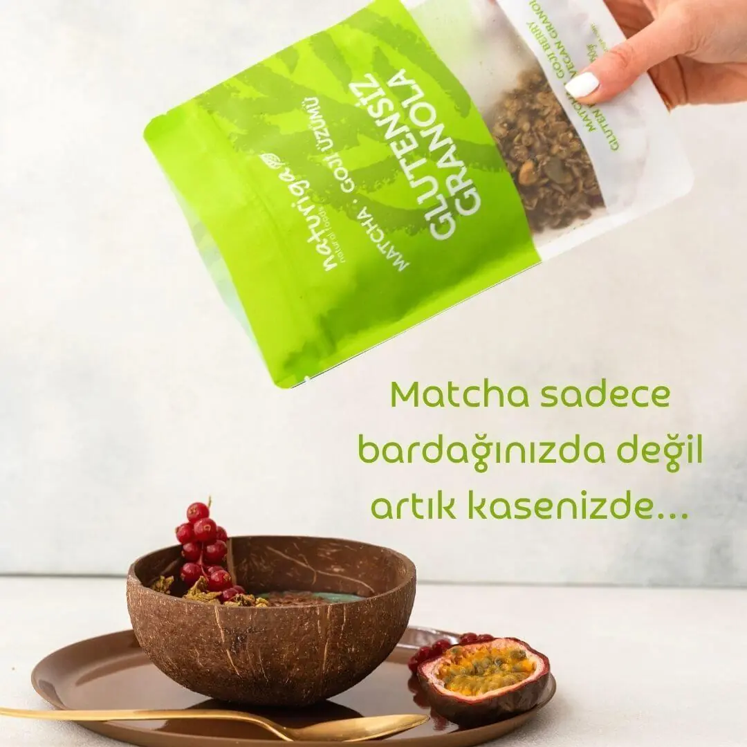 Naturiga Glutensiz Granola (Matcha) 250 gr