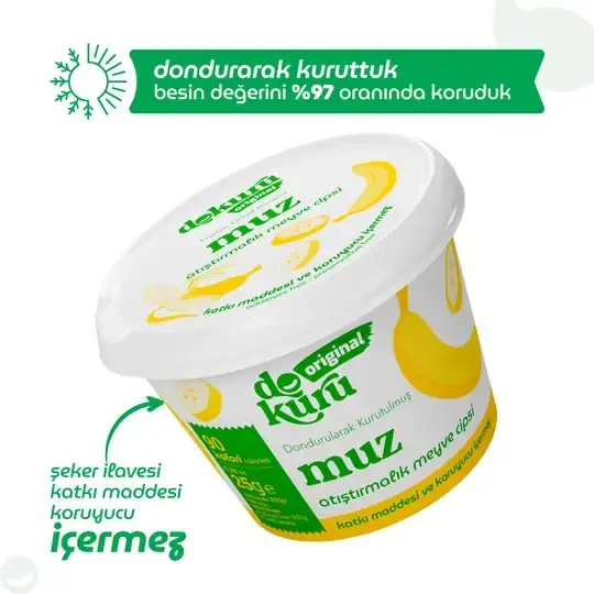 Dokuru Original MUZ Atıştırmalık Meyve Cipsi 25Gr