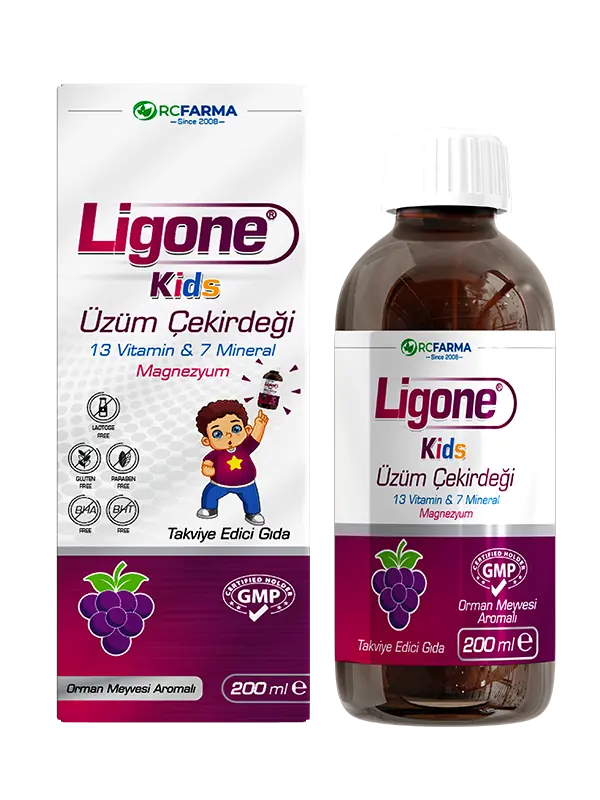 Ligone Kids Üzüm Çekirdeği-vitamin-mineral 200 ML