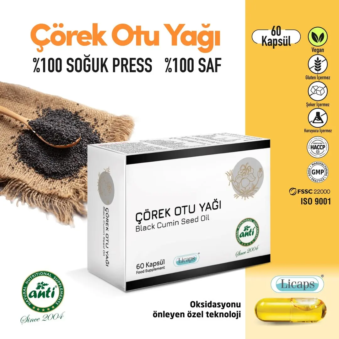 Çörek Otu Yağı 60 Kapsül