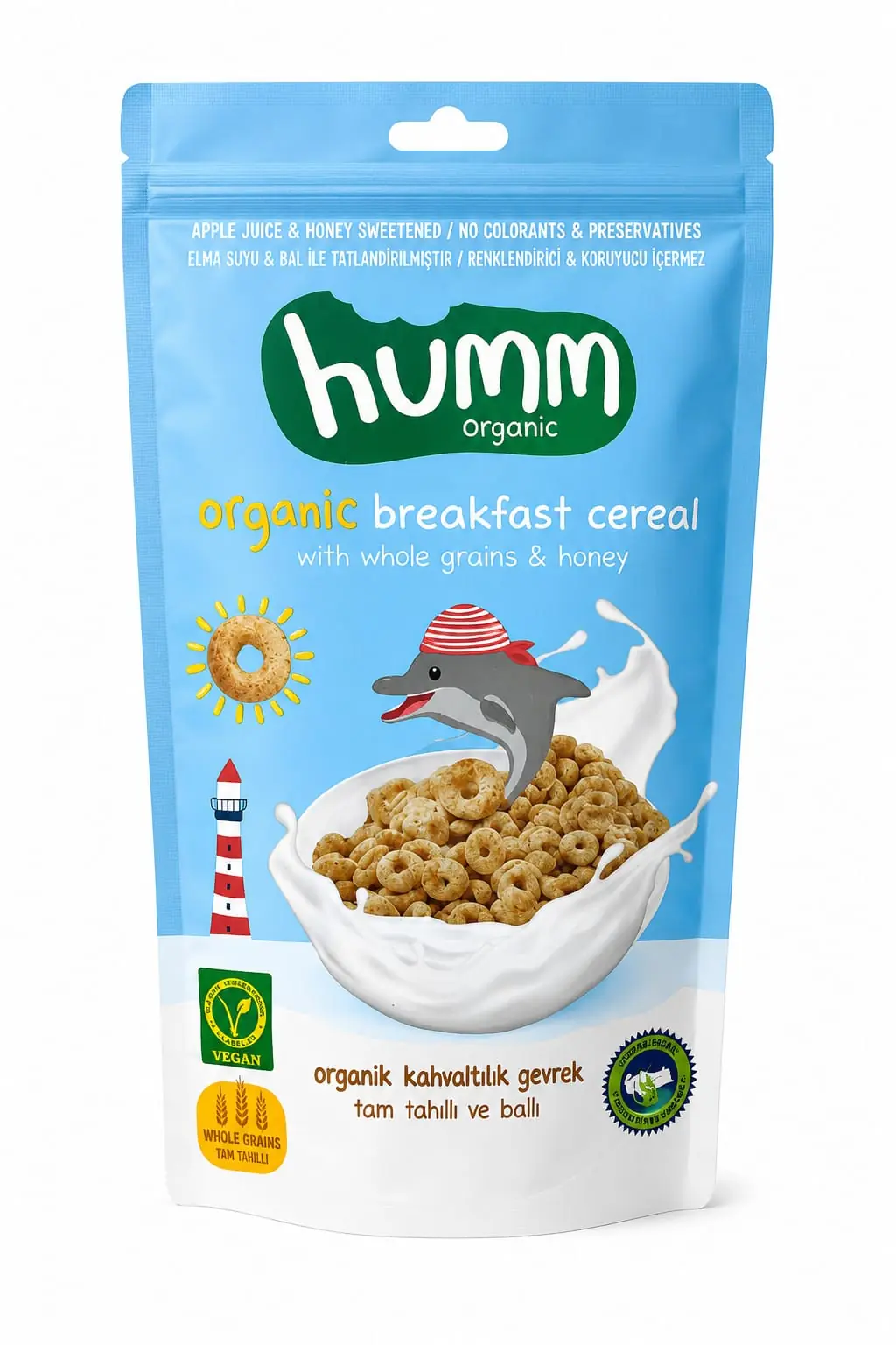 HUMM Tam Tahıllı ve Ballı Kahvaltılık Gevrek 80 gr