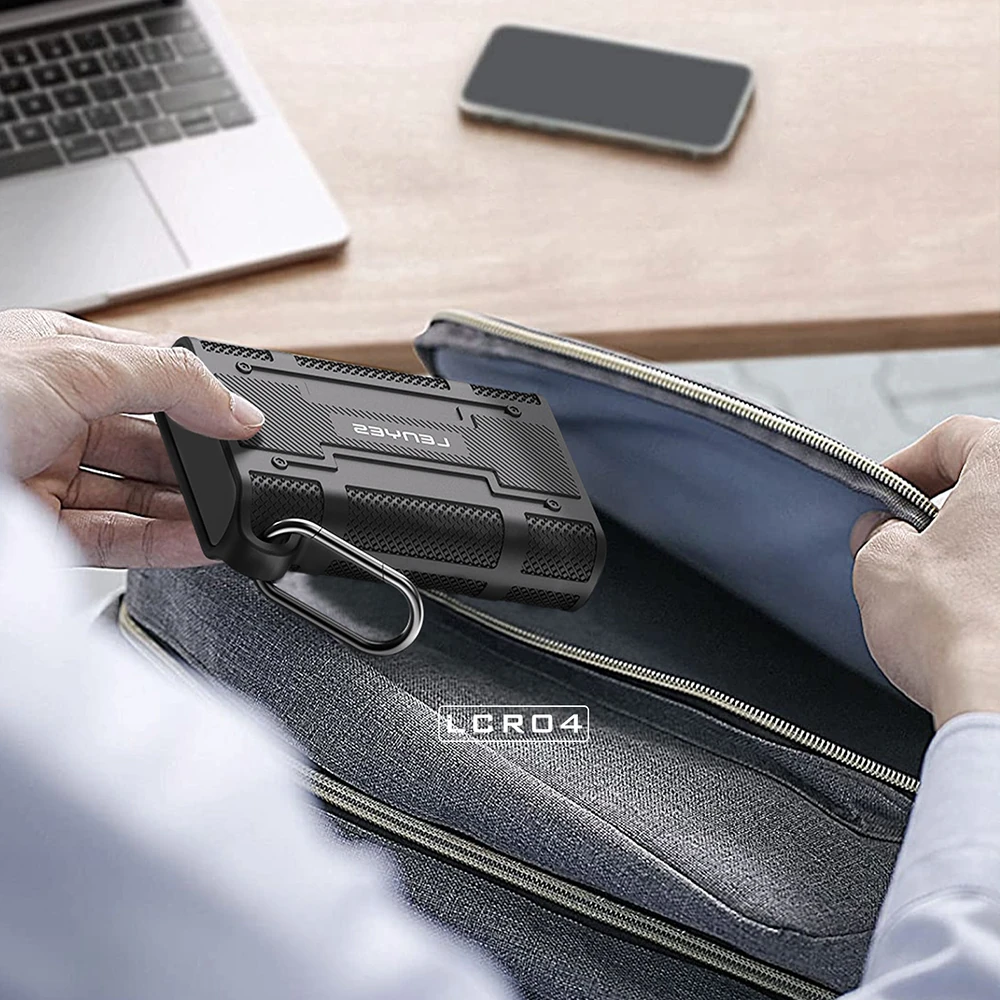 Lenyes LCR04 Type-C Kablolu Su Geçirmez Çoklu Kart Depolama ve Okuyucu Kutusu 10 Gbps