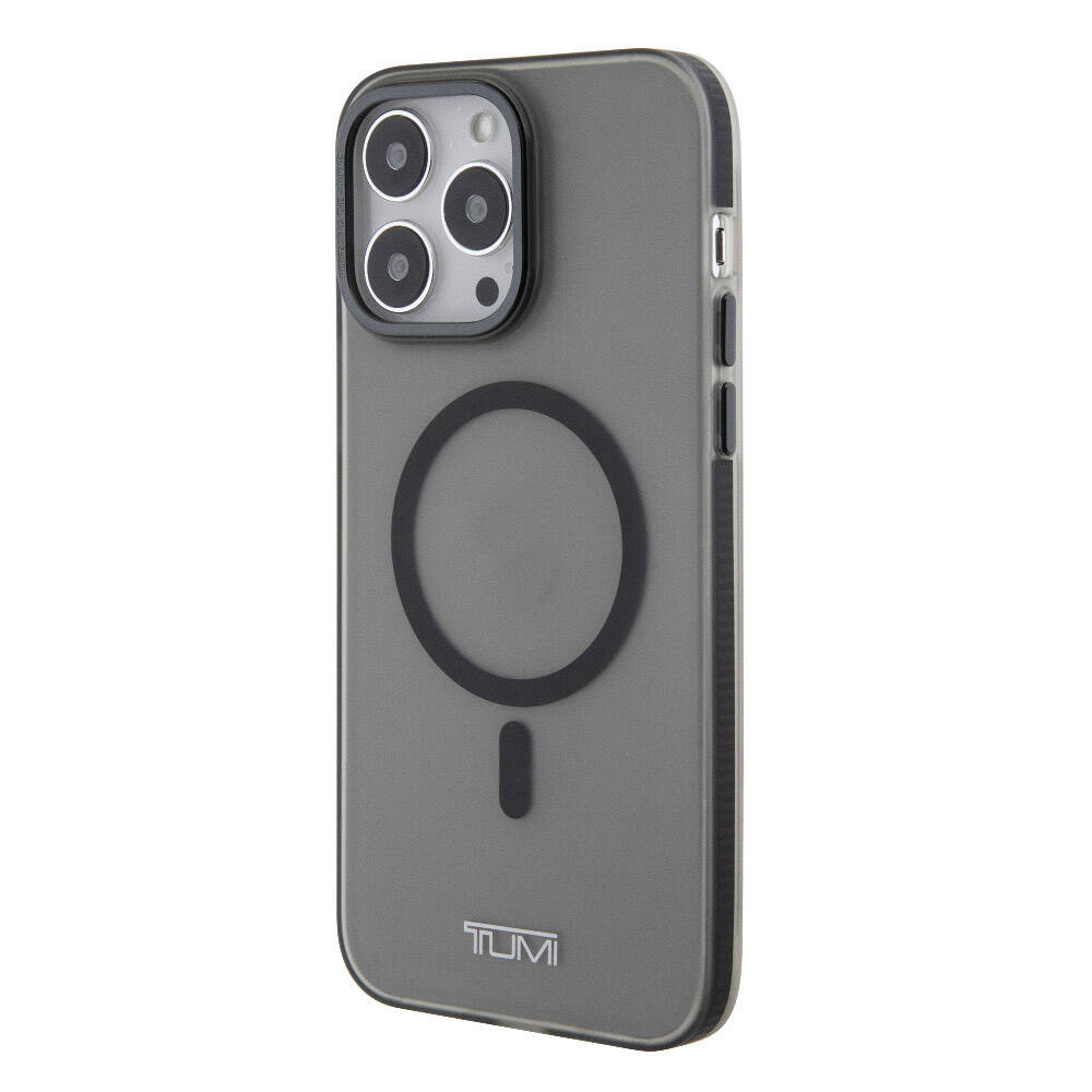Apple iPhone 15 Pro Max Kılıf TUMI Orjinal Lisanslı M-safe Şarj Özellikli Buzlu Mat Kapak