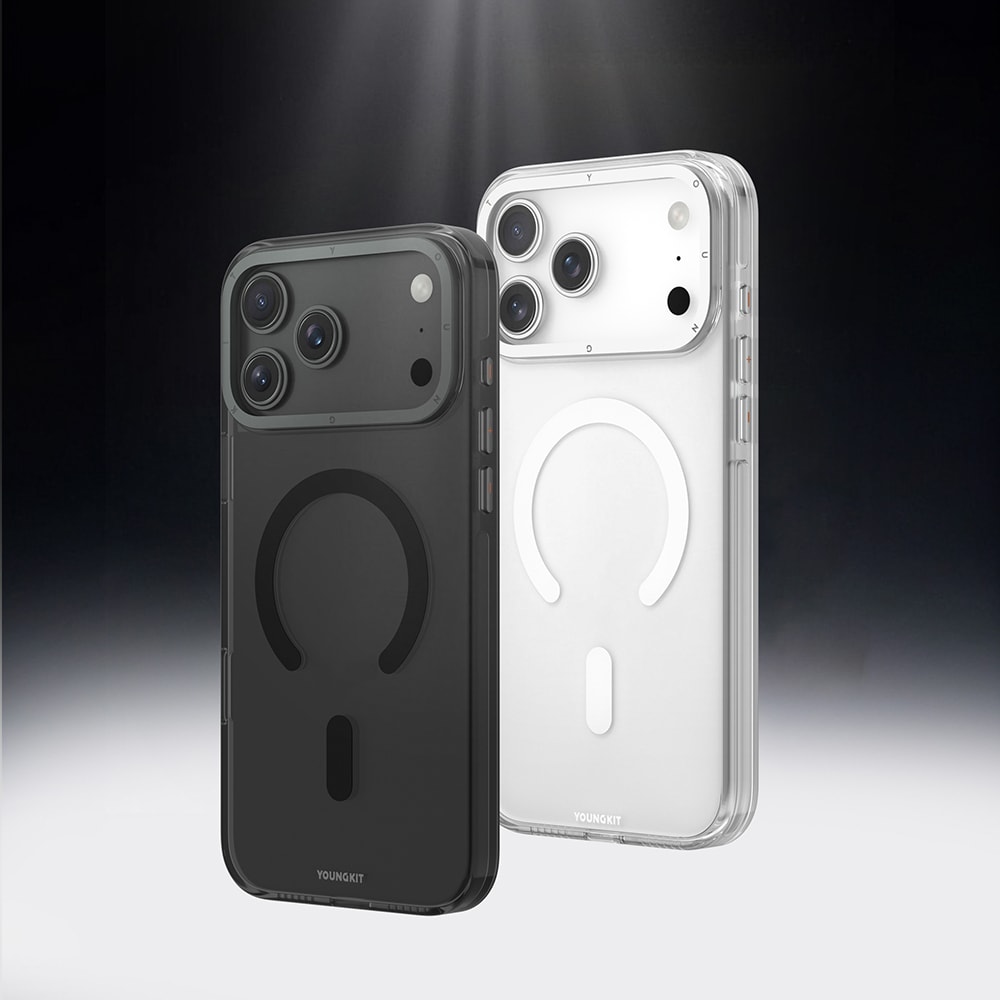 Apple iPhone 17 Pro Max Kılıf M-safe Şarj Özellikli Şeffaf Youngkit Crystal Shield Serisi Kapak