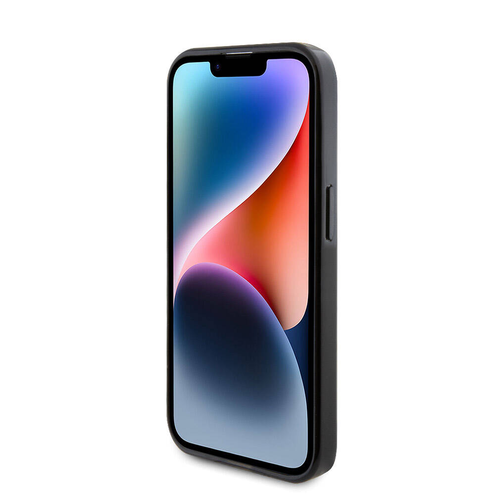 Apple iPhone 15 Pro Kılıf TUMI Orjinal Lisanslı M-safe Şarj Özellikli PC TPU Metal Logolu Ring Standlı Kapak