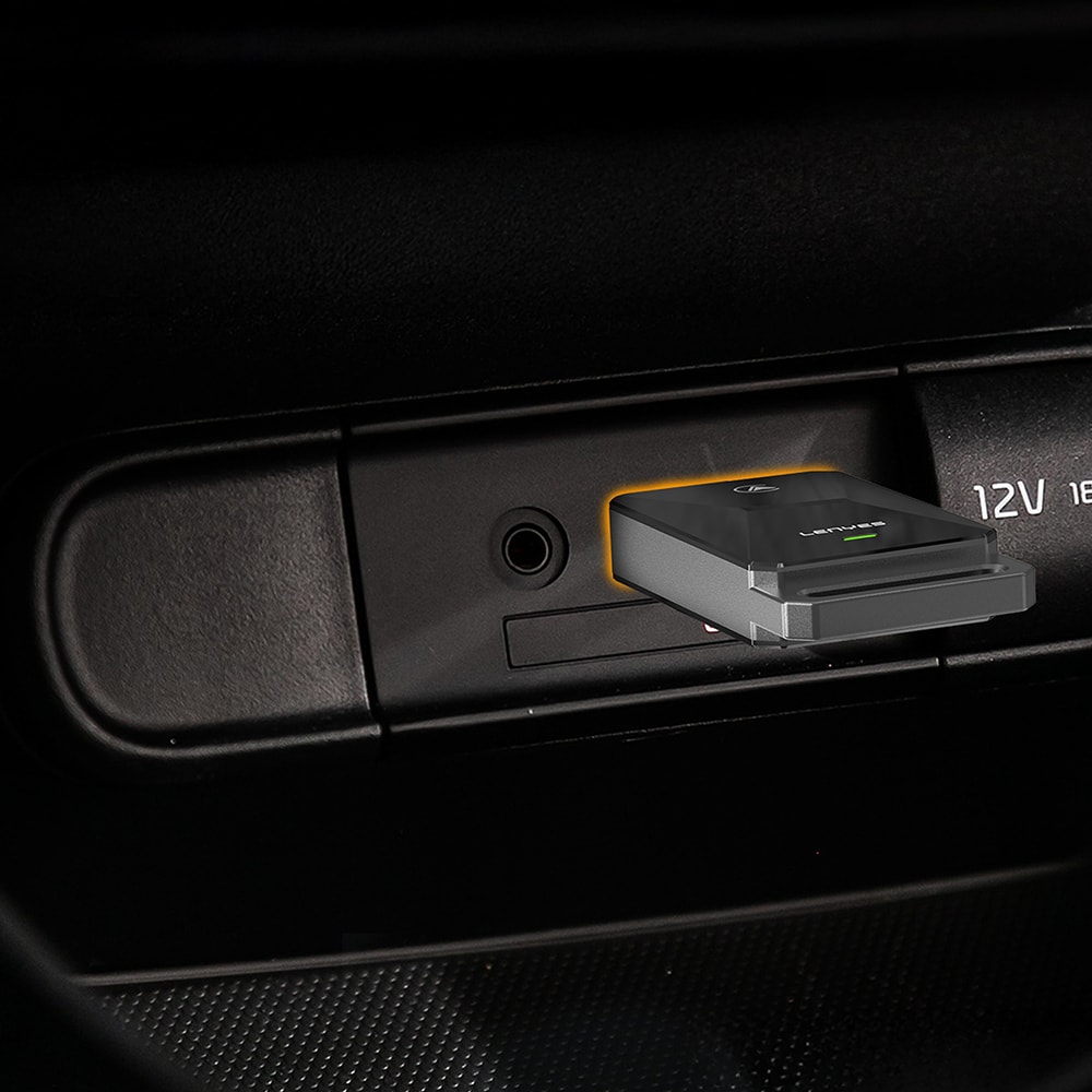 Lenyes LCP02 Android Auto Destekli CarPlay USB Bluetooth 5.0 Wireless Transmitter Adaptör