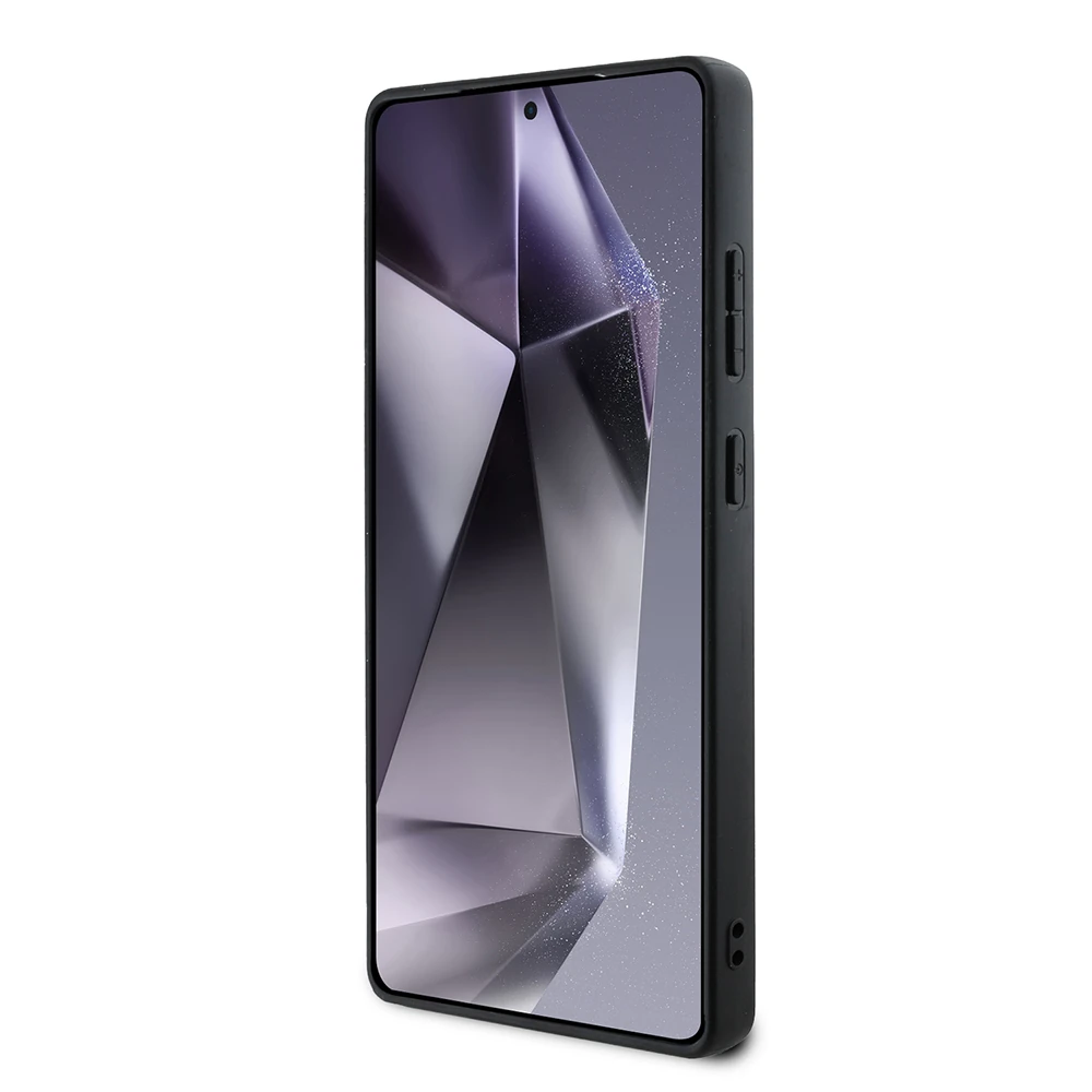 Galaxy S25 Ultra Kılıf DKNY Orjinal Lisanslı Kartlıklı 3D Yazılı Repeat Texture Pattern Kapak