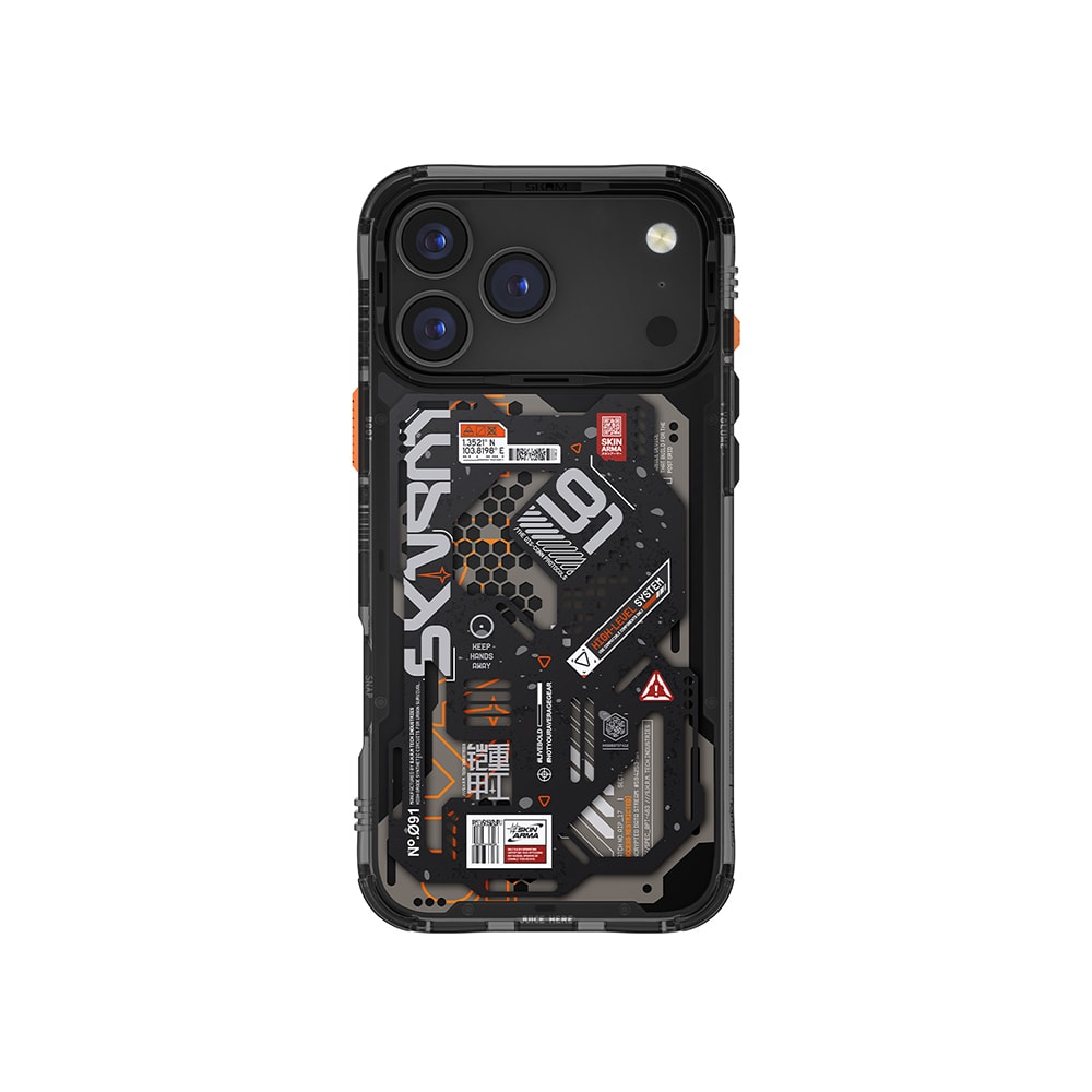 Apple iPhone 17 Pro Max Kılıf Desenli Airbag Tasarımlı Skinarma Spectra Kapak image