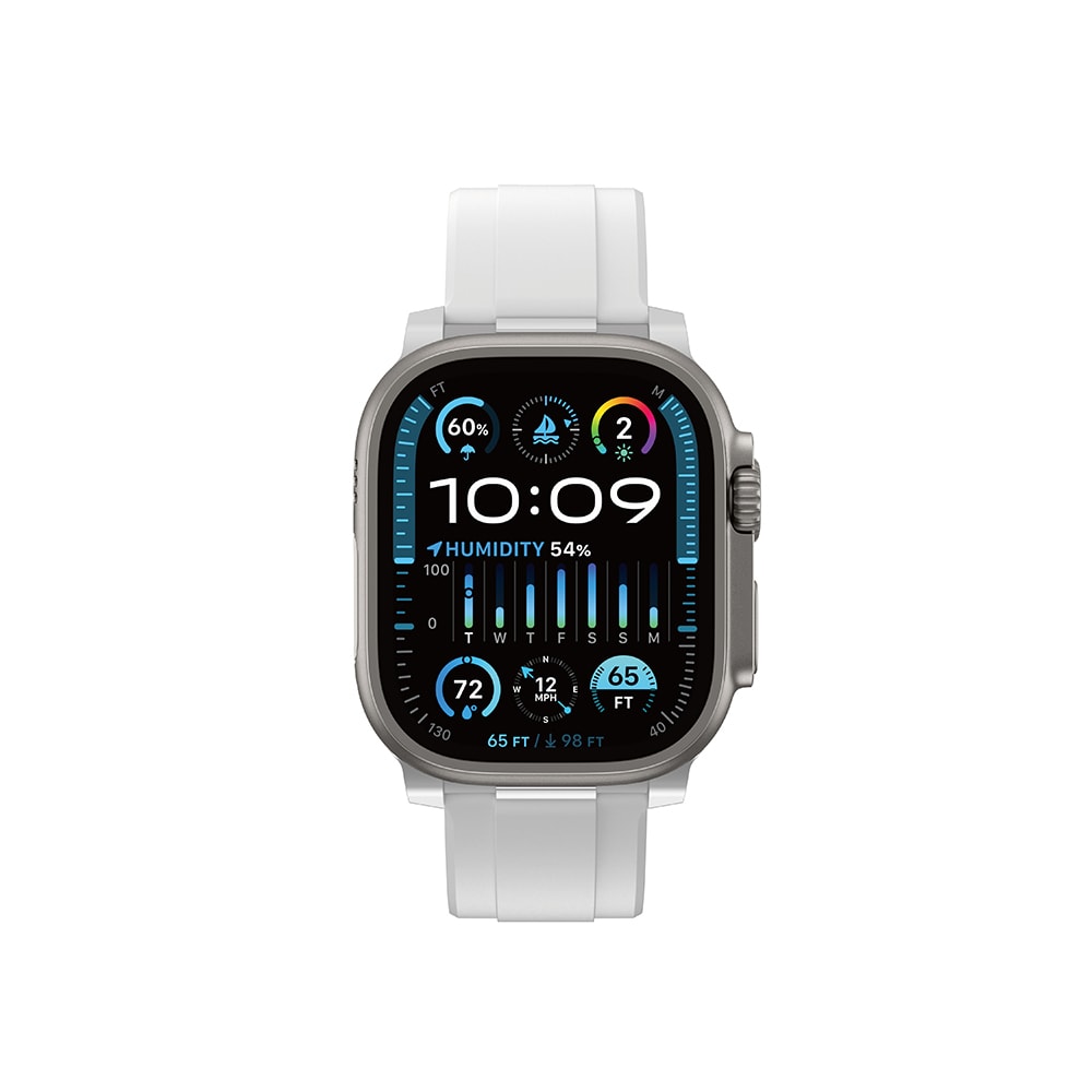 Apple Watch 42mm Amazingthing Titan Chrono Silikon Kordon