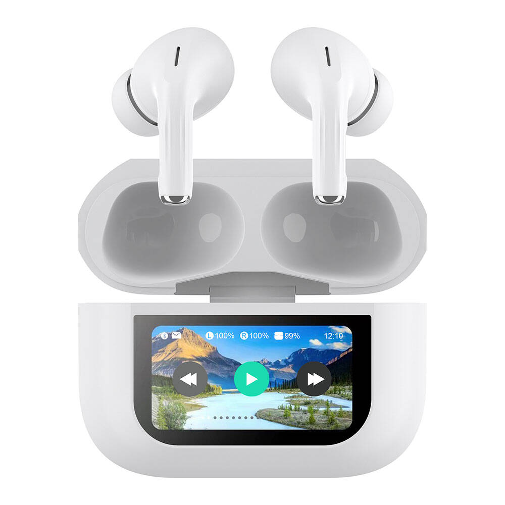 Lapas BTK-ZR76 ANC Özellikli Dokunmatik LCD Ekranlı TWS Kulak İçi Bluetooth v5.4 Kulaklık image