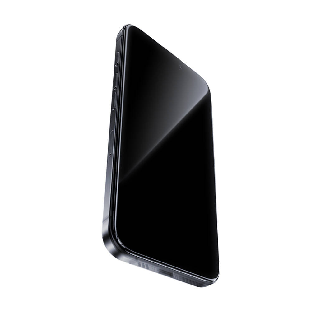 Apple iPhone 16 Pro Benks Glass Warrior Safir Coating 0.9mm Kenarları Dayanıklaştırılmış Cam Ekran Koruyucu + Kolay Uygulama Aparatı