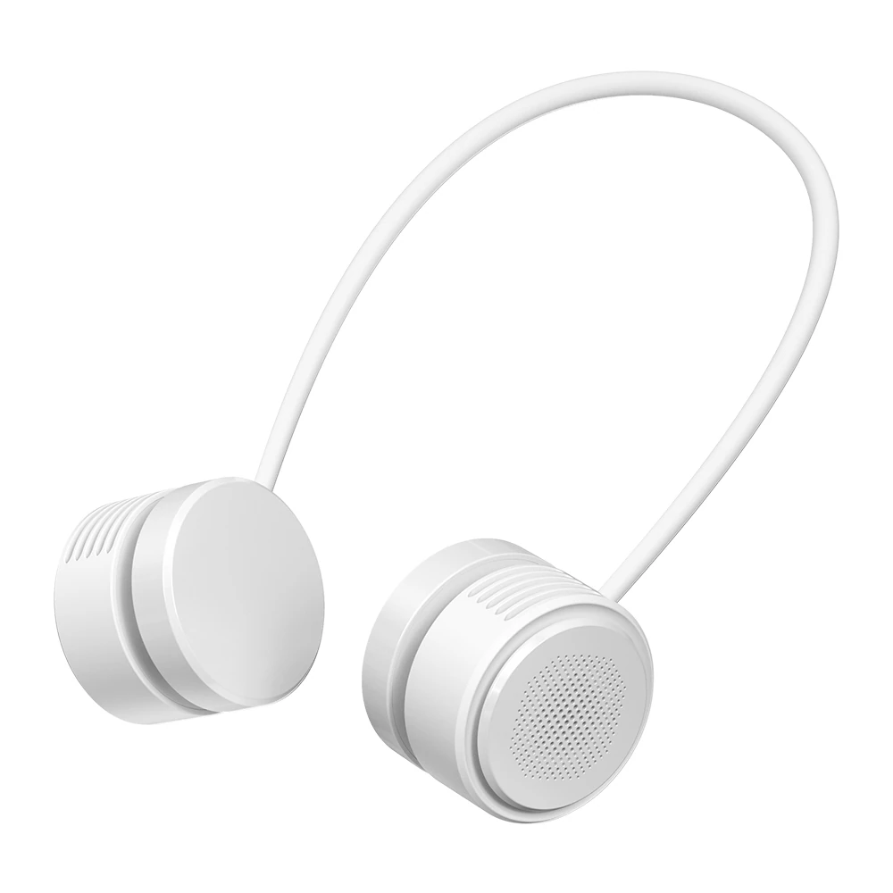 Wiwu Wi-FS014 Twins Neck Taşınabilir Şarjlı Boyun Askılı Fan image