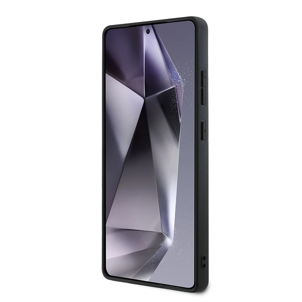 Galaxy S25 Ultra Kılıf DKNY Orjinal Lisanslı M-safe Şarj Özellikli 3D Yazılı Grid Pattern Kapak