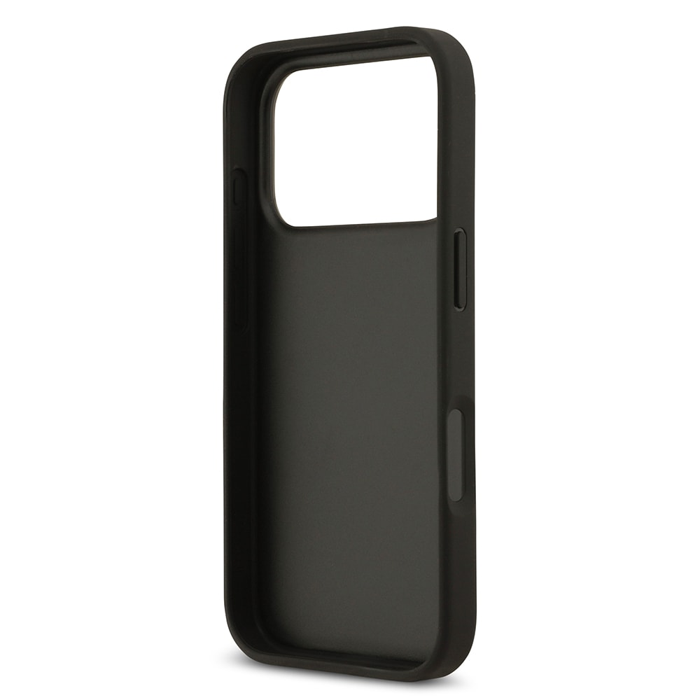 Apple iPhone 17 Pro Kılıf Guess Orjinal Lisanslı Gül Baskılı Büyük Metal Logo Dizaynlı Kapak