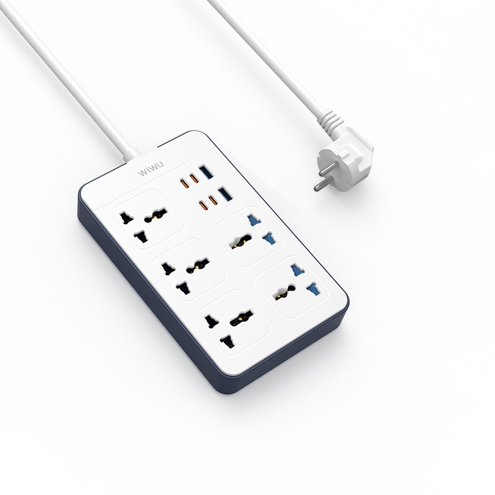 Wiwu Wi-S006 20W GaN Tech Power Strip 11 in 1 Çoklu Priz