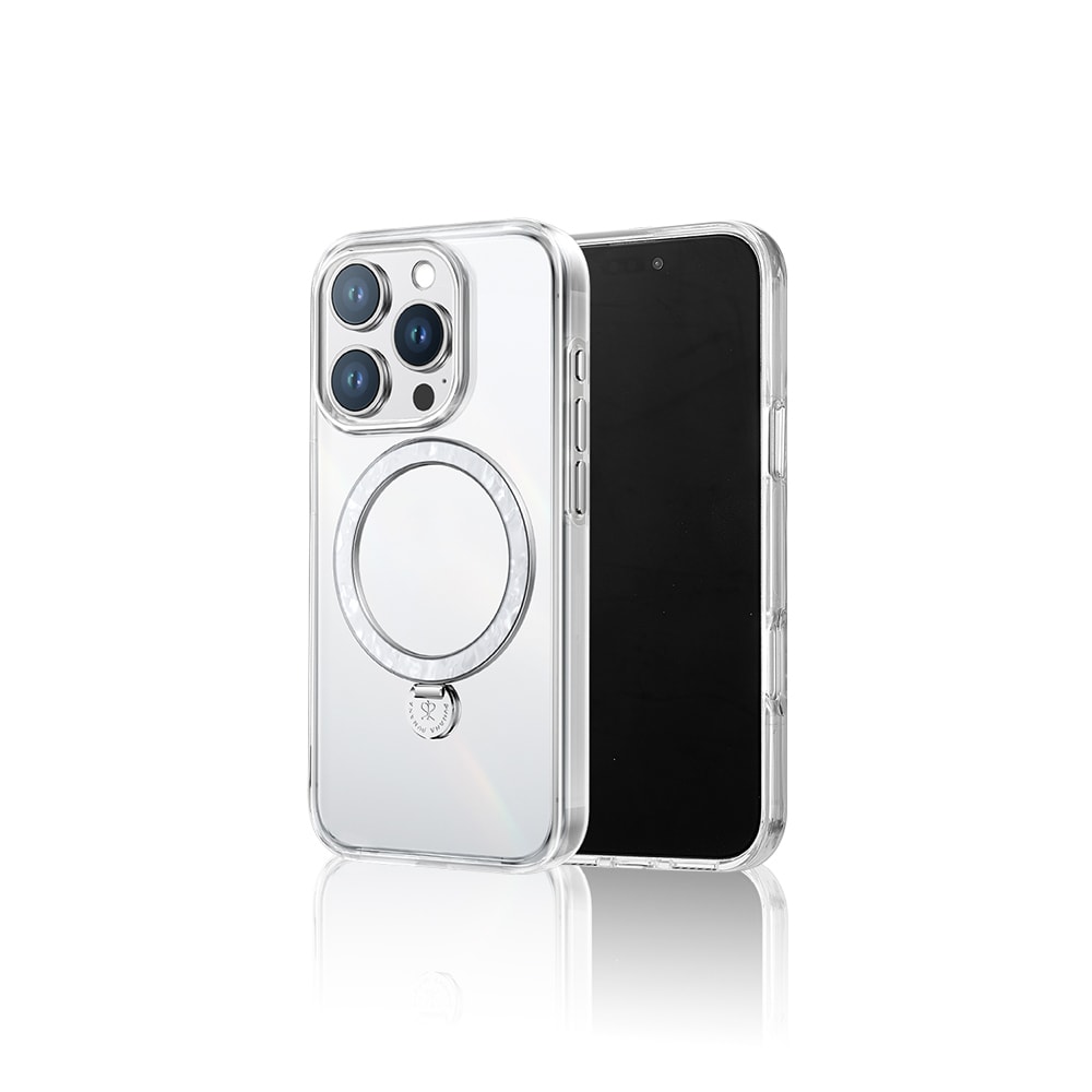 Apple iPhone 15 Pro Max Kılıf M-safe Şarj Özellikli Standlı Pynana Dancing Streamer Serisi Kapak