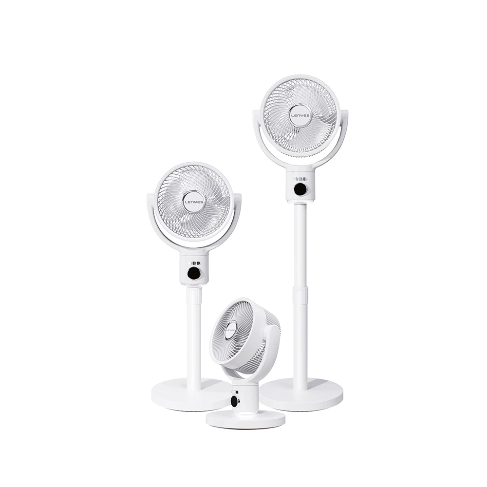 Lenyes LHF10 Dijital LED Göstergeli 5 Kademeli Uzaktan Kumandalı Uzayabilen Gövdeli 10 inç Fan