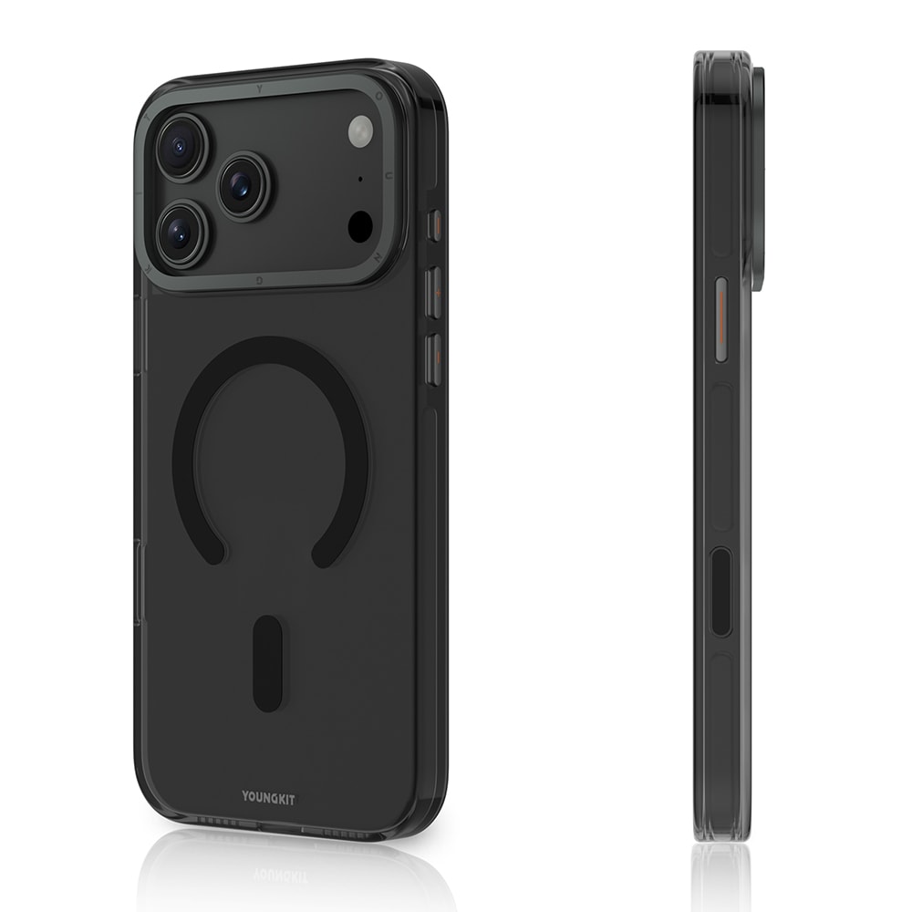 Apple iPhone 17 Pro Kılıf M-safe Şarj Özellikli Şeffaf Youngkit Crystal Shield Serisi Kapak