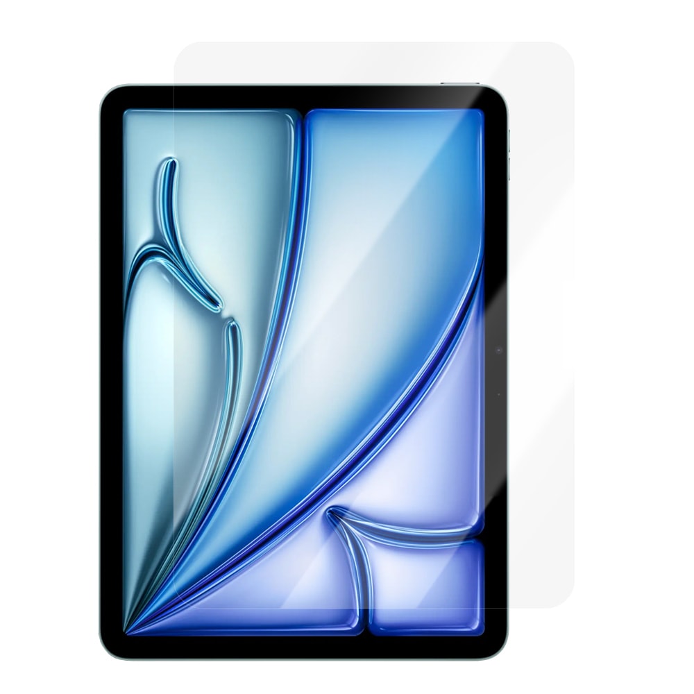 Apple iPad Air 11 2024 CaseWorld Steel Shield Serisi Temperli Cam Ekran Koruyucu + Uygulama Aparatı image