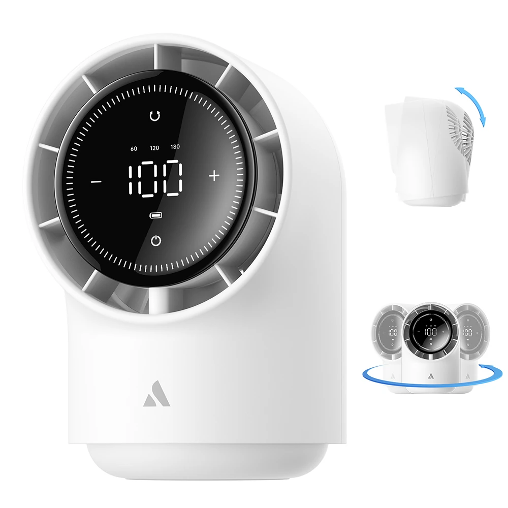 Aecooly TB01 Dijital LED Göstergeli Portatif Soğutucu Masa Fanı